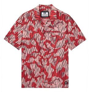 Weekend Offender Childrens/Kids Monuriki Rain Camo Shirt / Orange